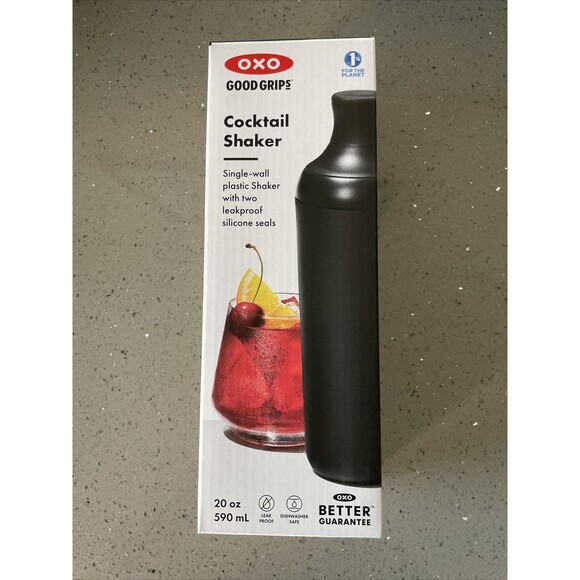 OXO Good Grips Black Plastic Cocktail Shaker - New in Box - Picture 2 of 10